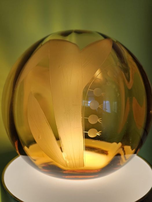 Vas art deco 1930 amber