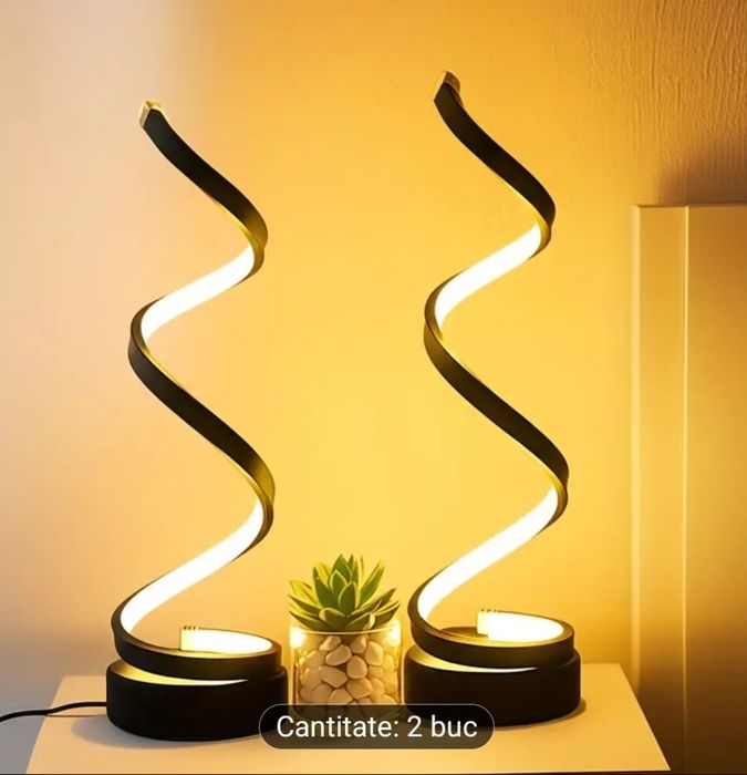 Veioza dormitor lumina calda sau rece