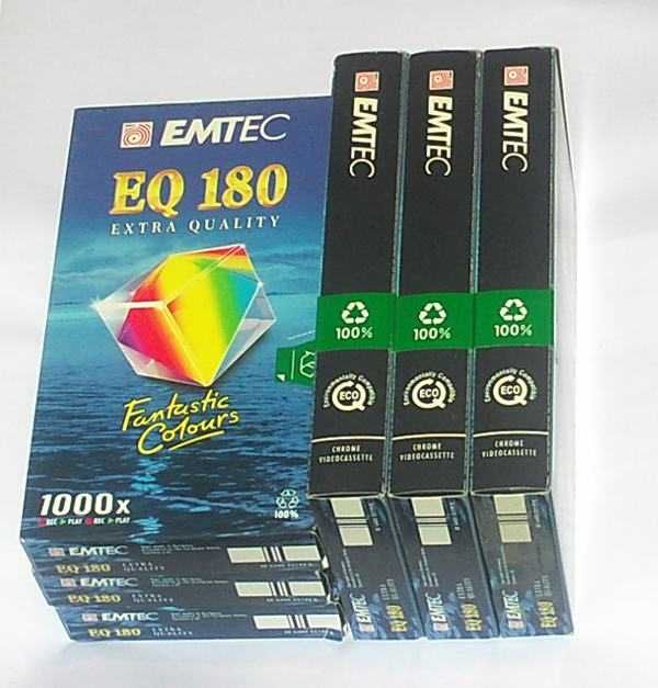 Casete video VHS noi și sigilate, STANDARD, PREMIUM si PROFESIONALE