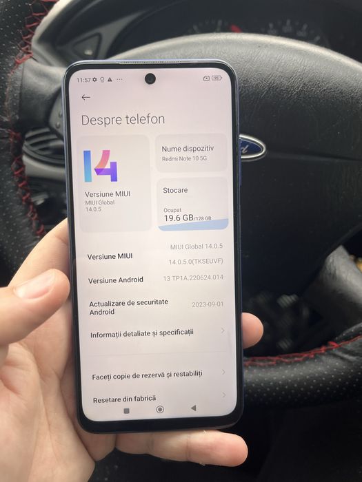 Vând Xiaomi Redmi Note 10 5G – 128 GB, stare foarte bună