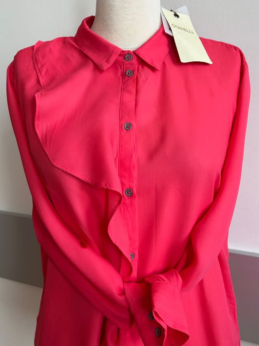 Красива нова риза в разкошен наситен цвят фуксия