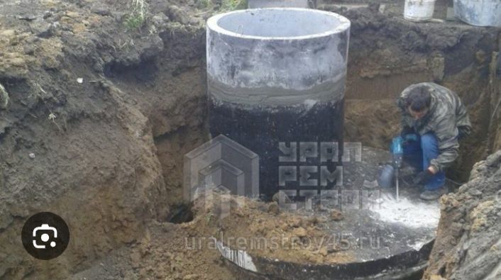 Копаем септик,туалеты,водопровод