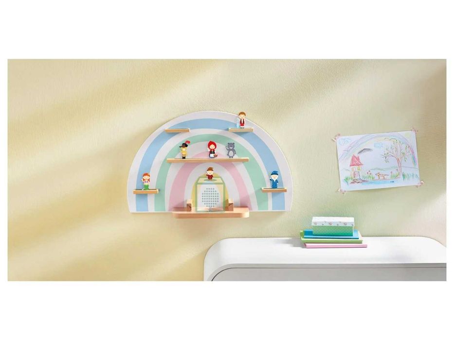 Детски рафт етажерка Динозавър Дъга 2 вида