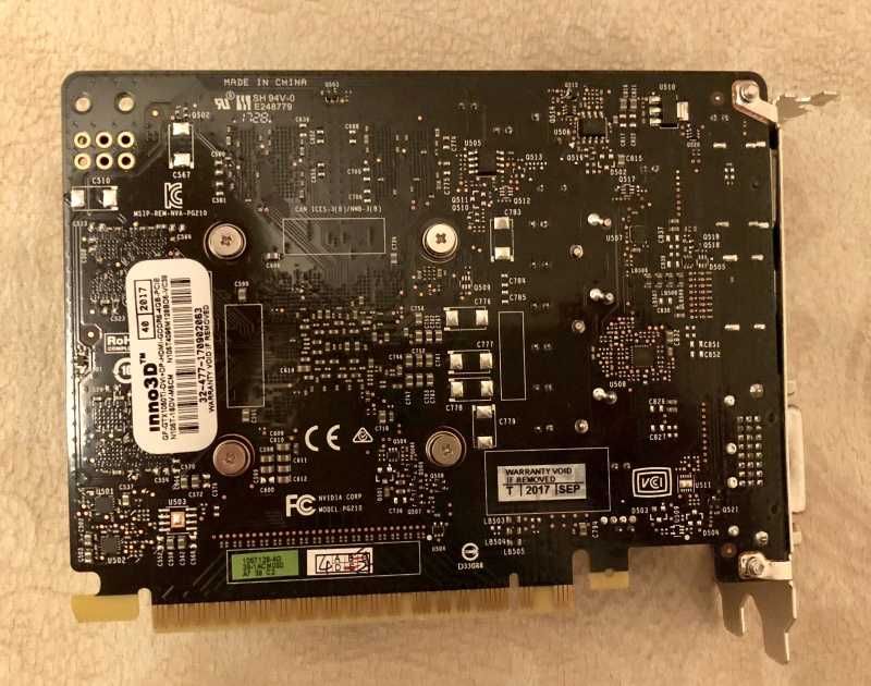 Видеокарта GTX 1050Ti 4 GB