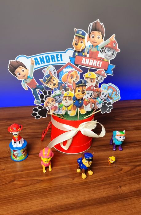 Toppere tort cu Patrula catelusilor