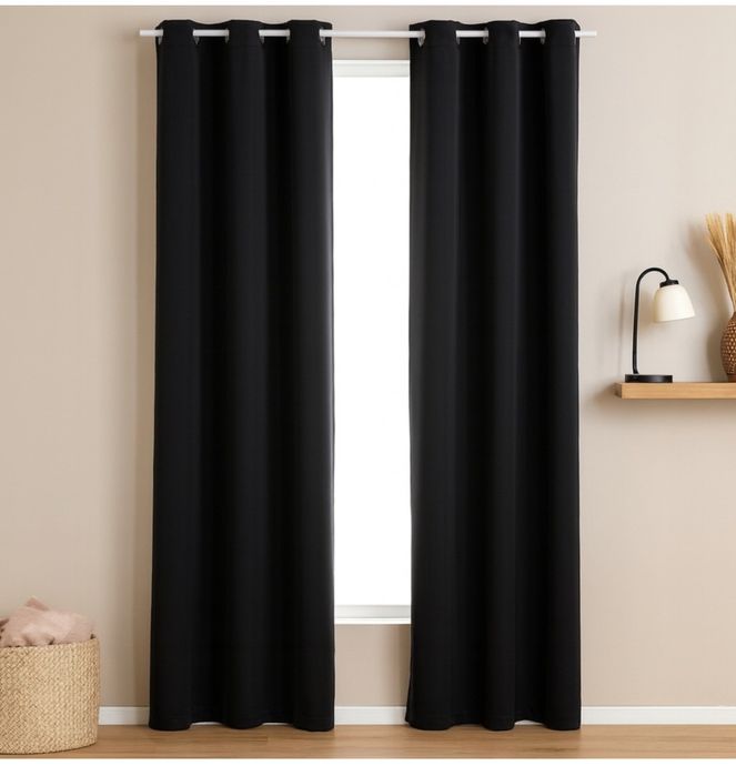 Perdele/Draperii Opace diferite culori 140x260cm usor de întreținut