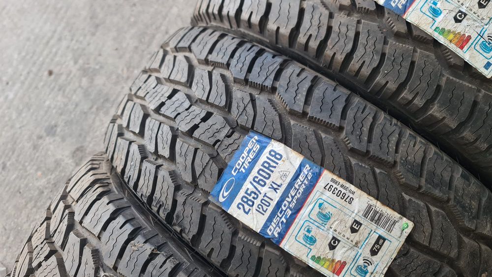 285 60 18 Cooper noi all terrain 4 anvelope vara iarna noi