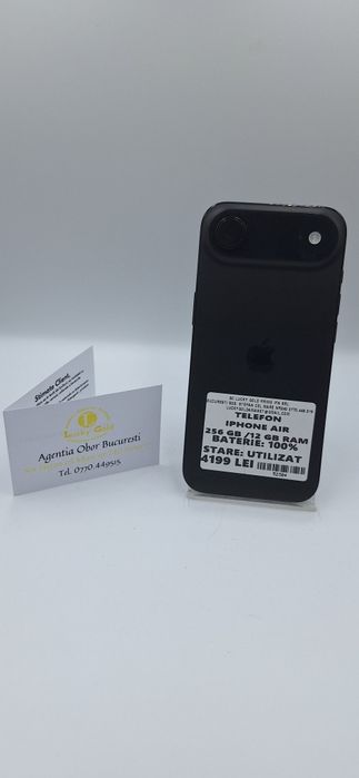 IPhone Air 256 GB 100% Baterie Garantie/Factura #52304