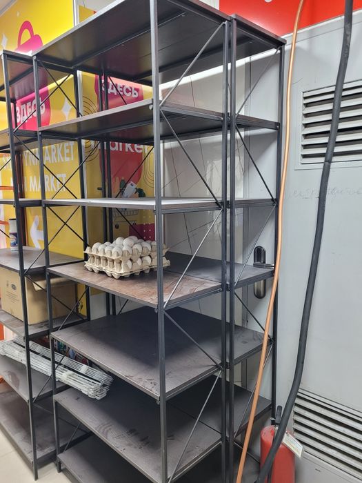 Стеллажи железные