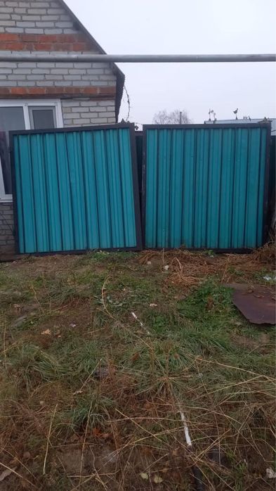 Продам ворота с калиткой