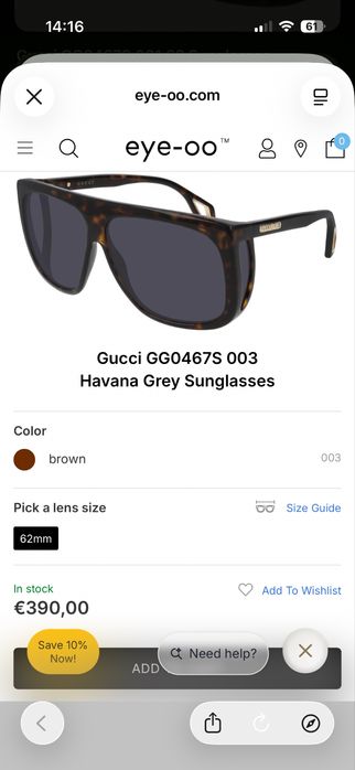 Ochelari Gucci 100% autentici