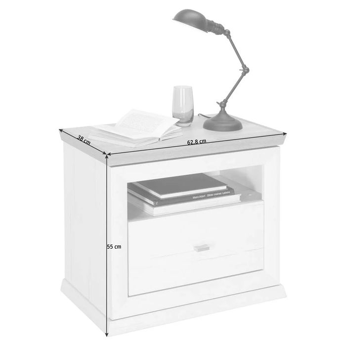 Красиво нощно шкафче с чекмедже