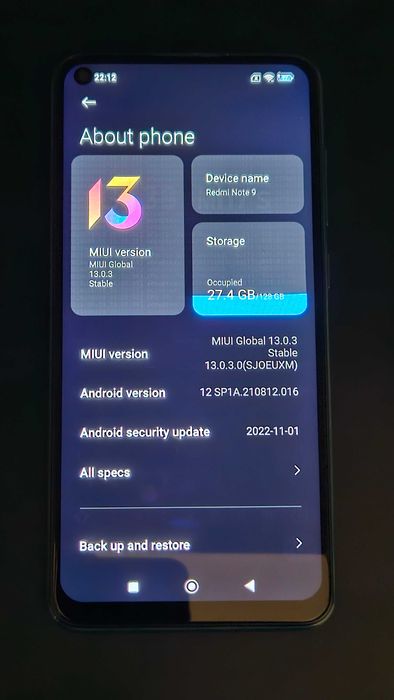 Xiaomi Redmi note 9 48MP, ROM-128gb