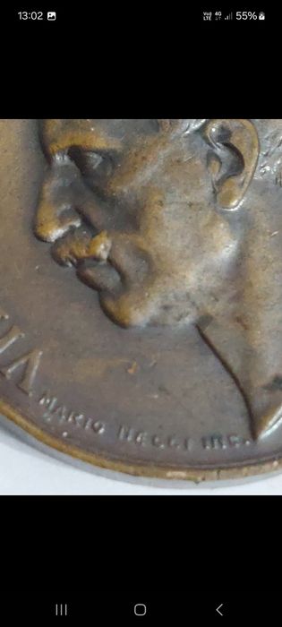 Medalie Originală Italia "Unità d'Italia 1848-1918" – Bronz de Război