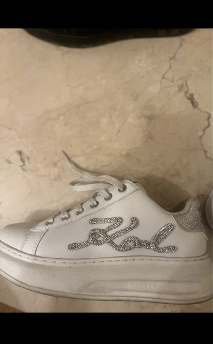 Adidasi Karl Lagerfeld albi