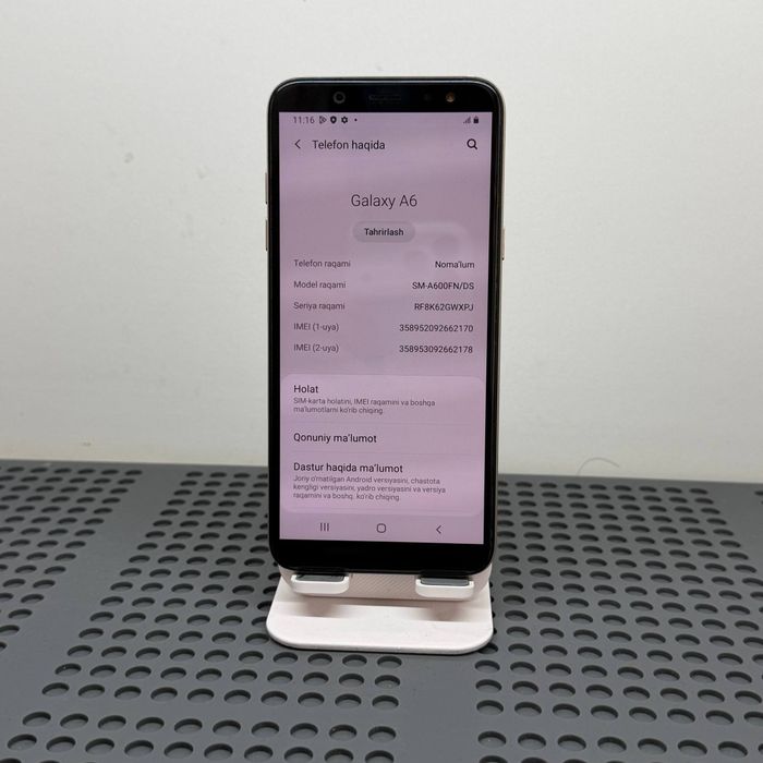 Samsung Galaxy A6 ideal