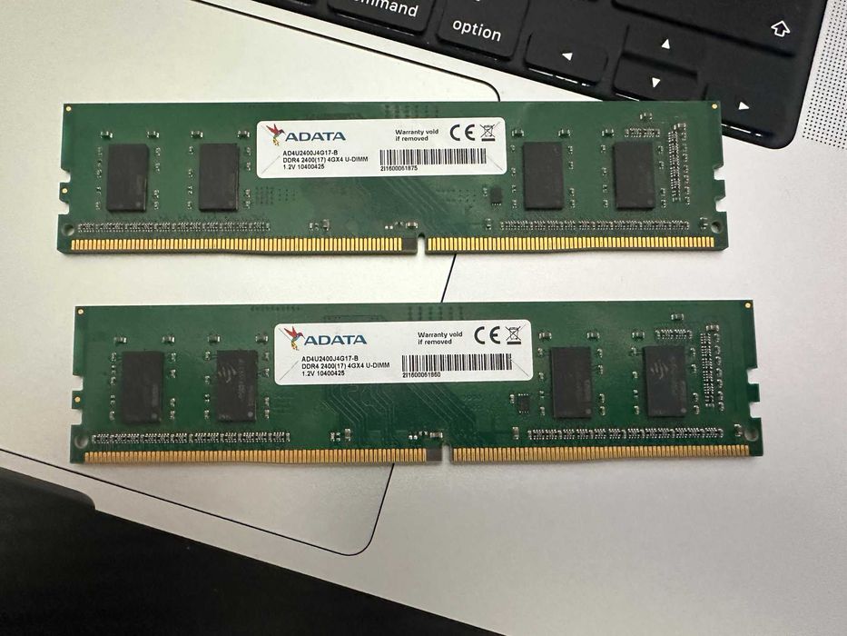RAM памет A-DATA 2x4GB (8GB) DDR4 2400MHz за компютър