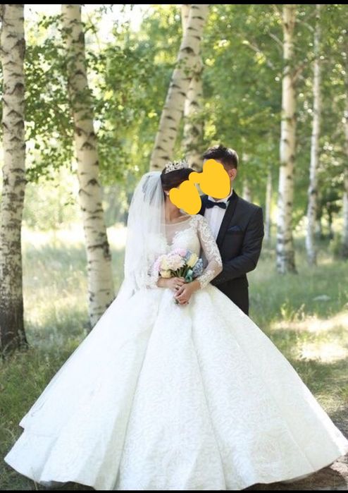 Свадьебное платья кекс