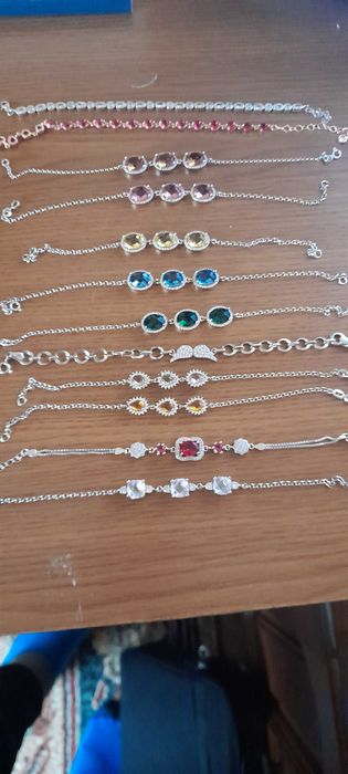 Bratari din argint, diferite modele, culori, ochi de pisica