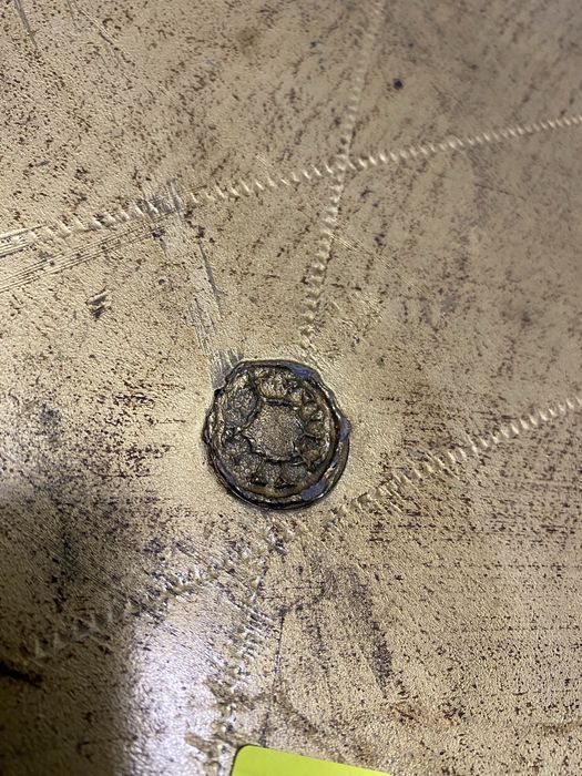 Стар италиански поднос с позлата