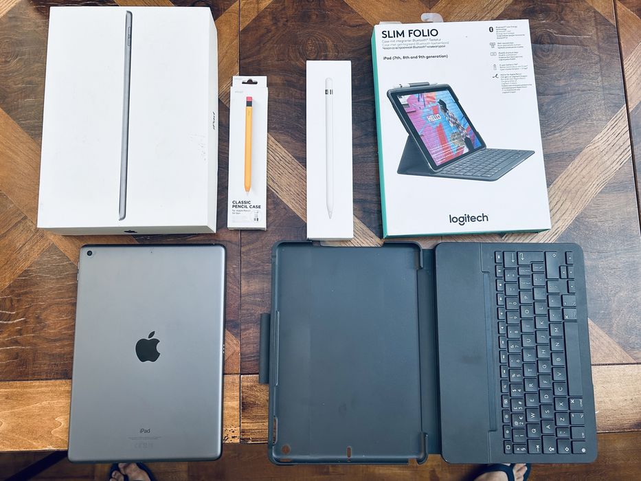 Ipad 10.2 gen9 cu acesorii stare goarte huna