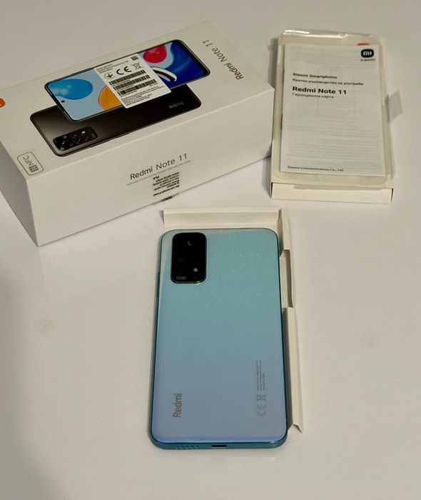 Redmi Note 11 + калъф, 128GB, 6GB RAM, 128 GB ROM