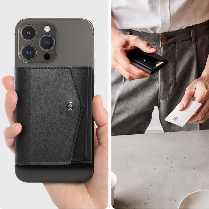 Spigen MagSafe Wallet Valentinus Pro – стилен портфейл за 3 карти