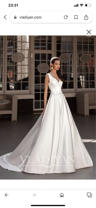 Rochie de mireasa Vladyan Ucraina + voal lung