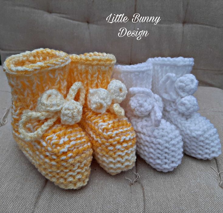 Ръчно плетени шушони/бебешки терлички