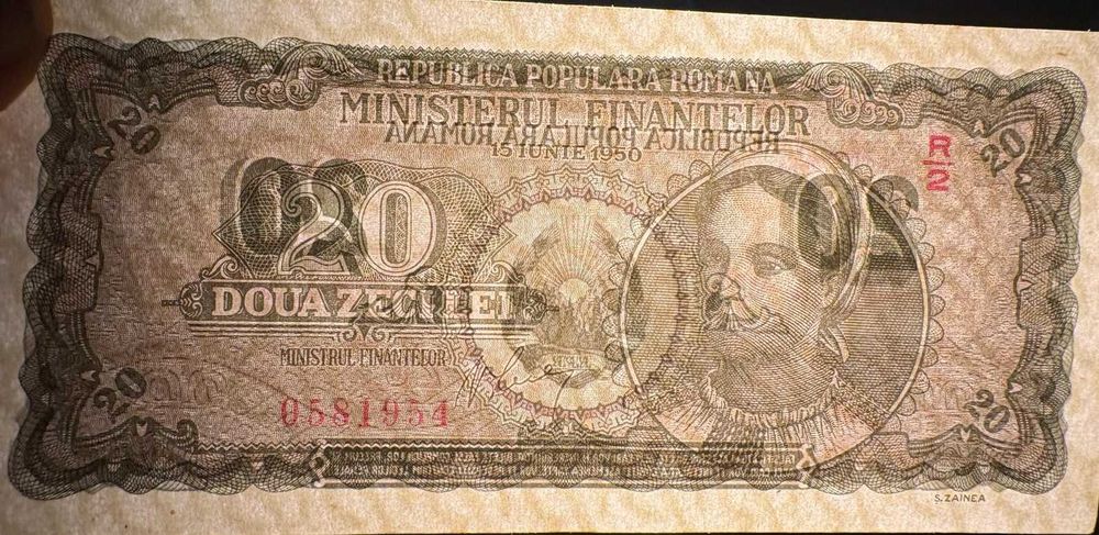Bancnota 20 Lei 1950