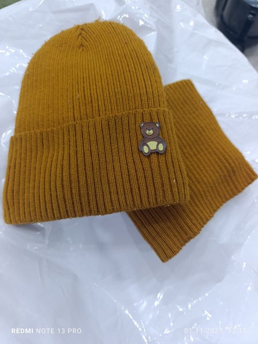 Зимняя шапка + снуд