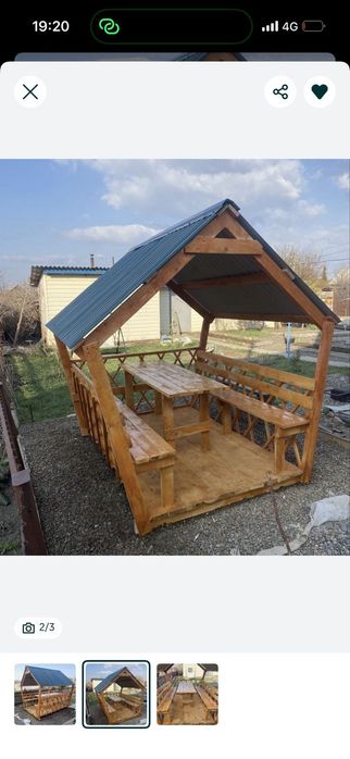 Беседки конусные