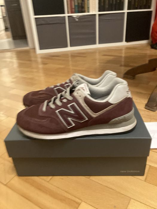 New balance 574 бордо