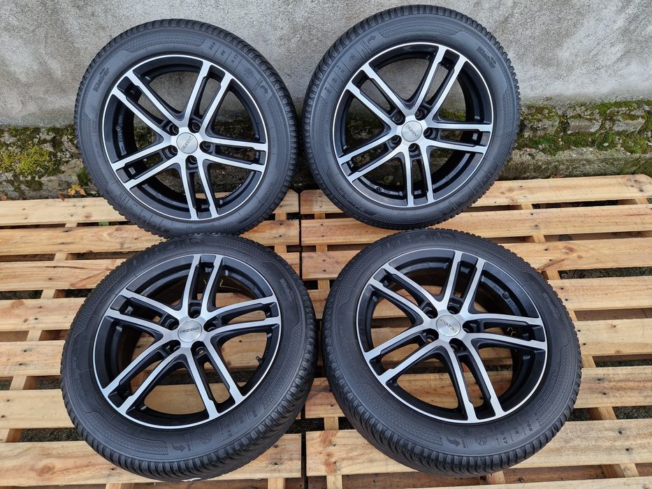Jante 5x100 Skoda Kamiq Vw T-Roc T-Cross anvelope iarna 205 55 17