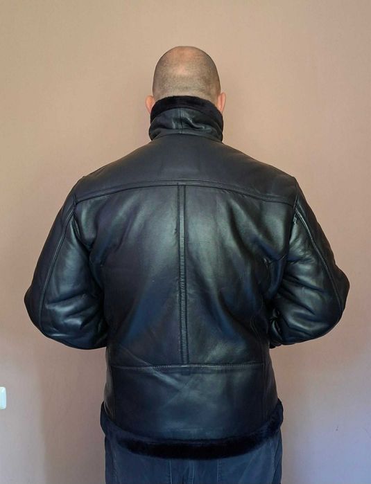 Оригинално Кожено зимно яке на "Alpha Industries® "