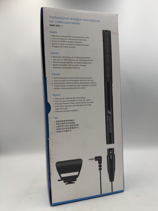 Sennheiser MKE600 Microfon Shotgun Condenser