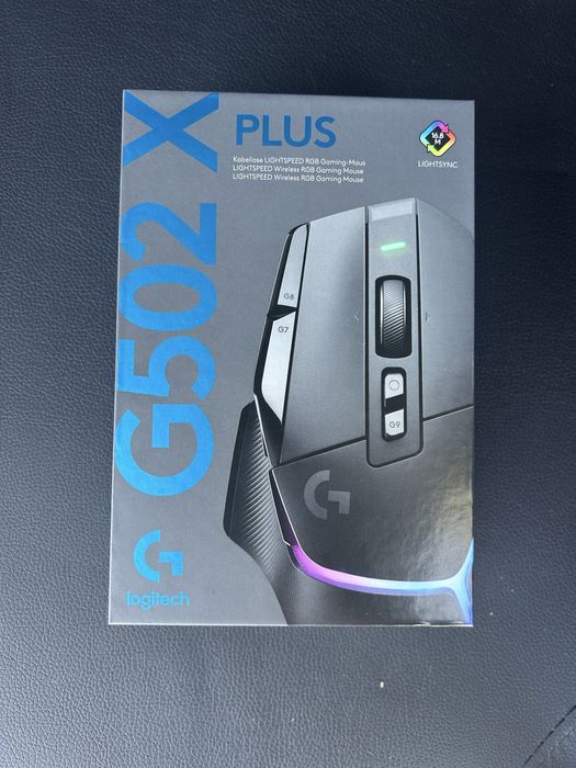 Мишка Logitech G502X plus (черна)