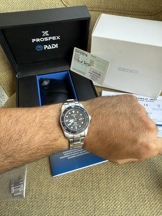 Seiko Prospex Solar Padi SNE575P1 cutie + acte