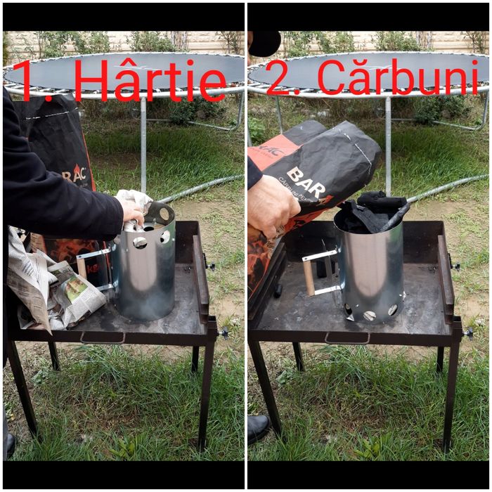 Mini-soba rachetă. Cea mai practică sobă rachetă. Pentru ceaun/ grătar