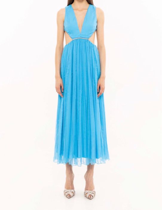 Rochie Nissa marime 36 matase naturala si cristale
