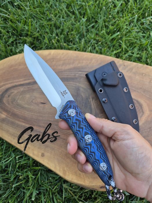 Нож с фиксирано острие FOX Knives FX529,фултанг с тактическа кания