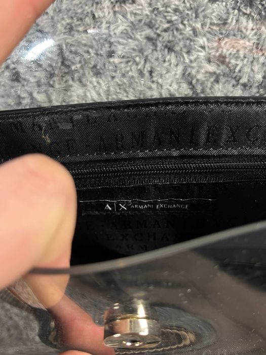 Armani Exchange Clear Crossbody Bag Дамска Чанта