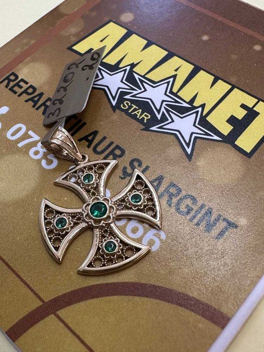 Cruce aur 14k 1.53gr (CDC) StarAmanet