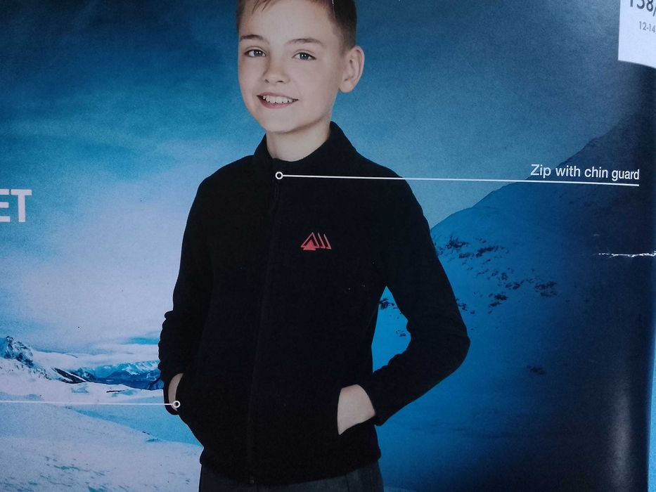 Полар с цип за момче 158/164 - НОВ