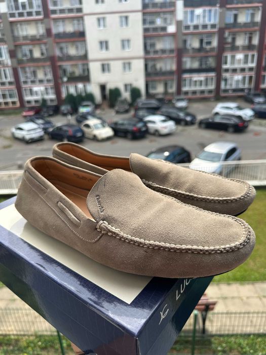 Mocasini Bărbați Church's Lowson II Bej Piele Întoarsă Mărimea 44 / UK 10