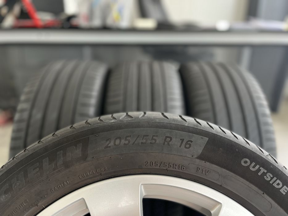 Оригинални джанти 16 цола 5х112 за Мерцедес с летни гуми 205/55/16