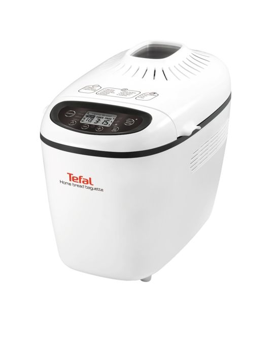 Masina de paine Tefal Home Bread Baguette PF610138, 1600W, 1500 g, 16 programe, alb