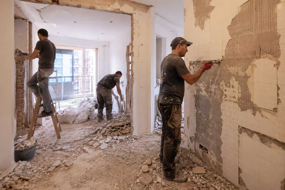 Decopertare apartament si carat moloz