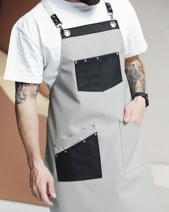 Профессиональный фартук для официантов / бариста / поваров — пошив под