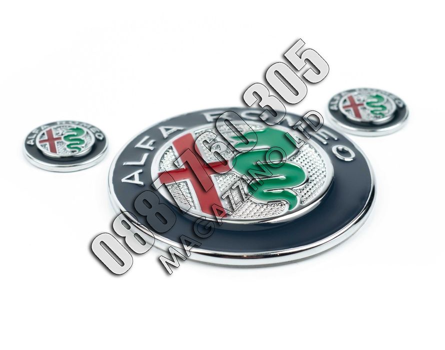 Емблема Alfa Romeo Stelvio Giulia за централна конзола джойстик